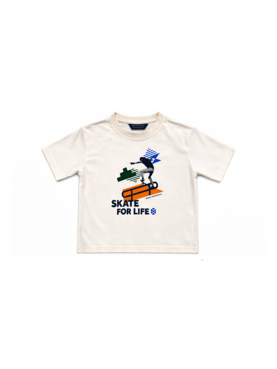 MAYORAL NUKUTAVAKE T-SHIRT KOSZULKA BLUZKA NA KRÓTKI RĘKAW DLA CHŁOPCA BIAŁA 7082