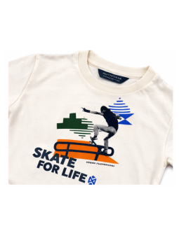 MAYORAL NUKUTAVAKE T-SHIRT KOSZULKA BLUZKA NA KRÓTKI RĘKAW DLA CHŁOPCA BIAŁA 7082