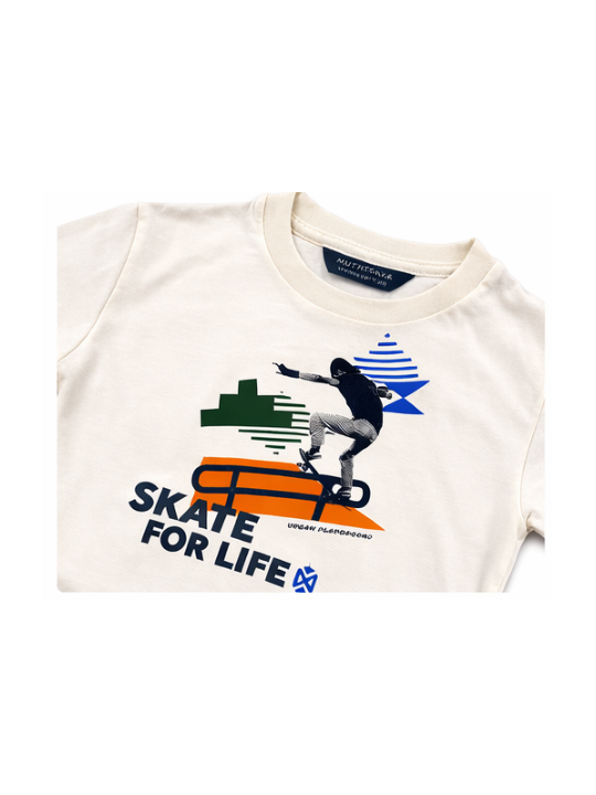 MAYORAL NUKUTAVAKE T-SHIRT KOSZULKA BLUZKA NA KRÓTKI RĘKAW DLA CHŁOPCA BIAŁA 7082