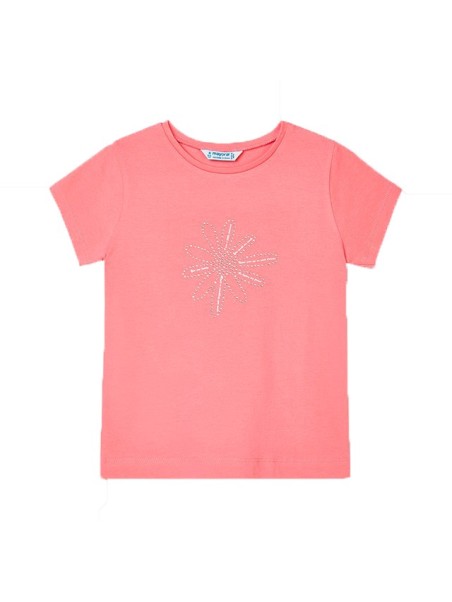 MAYORAL KOSZULKA T-SHIRT BLUZKA NA KRÓTKI RĘKAW DLA DZIEWCZYNKI ROŻ 174/14