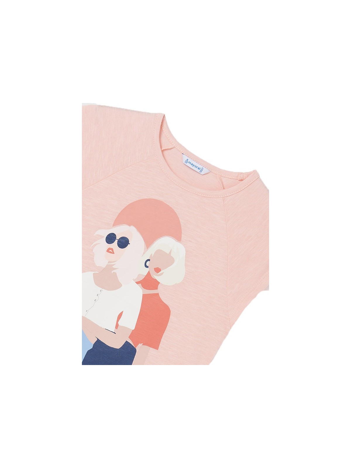 MAYORAL KOSZULKA T-SHIRT BLUZKA NA KRÓTKI RĘKAW DLA DZIEWCZYNKI 6030/57