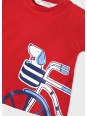 MAYORAL NEWBORN BLUZKA KOSZULKA T-SHIRT NA KRÓTKI RĘKAW DLA CHŁOPCA  1003