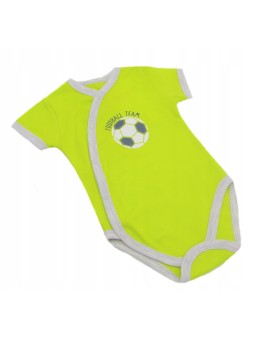 NINI BODY NEWBORN KRÓTKI RĘKAW DLA  CHŁOPCA ZIELONE ABN-1851