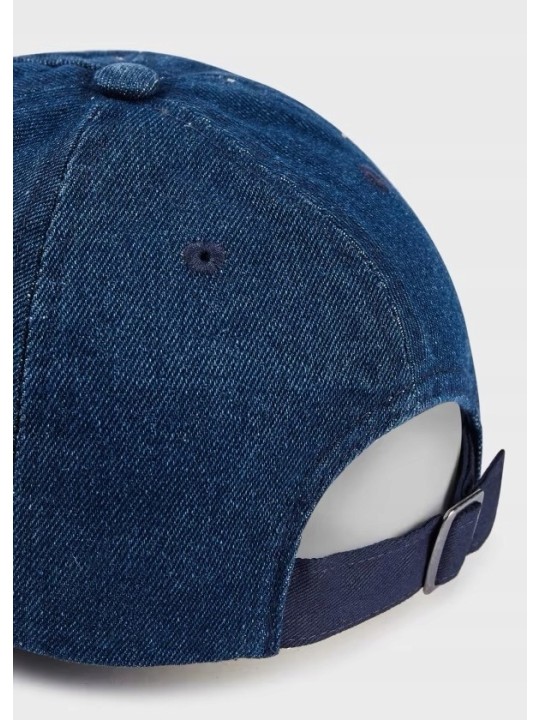 MAYORAL CZAPKA Z DASZKIEM DLA DZIEWCZYNKI GRANATOWA Z HAFTEM 10482/56