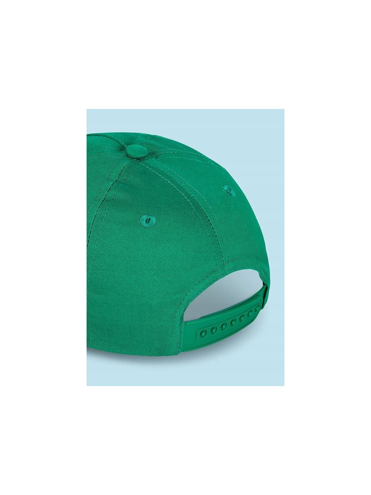 MAYORAL CZAPKA Z DASZKIEM DLA CHŁOPCA ZIELONA Z APLIKACJĄ 10718/42