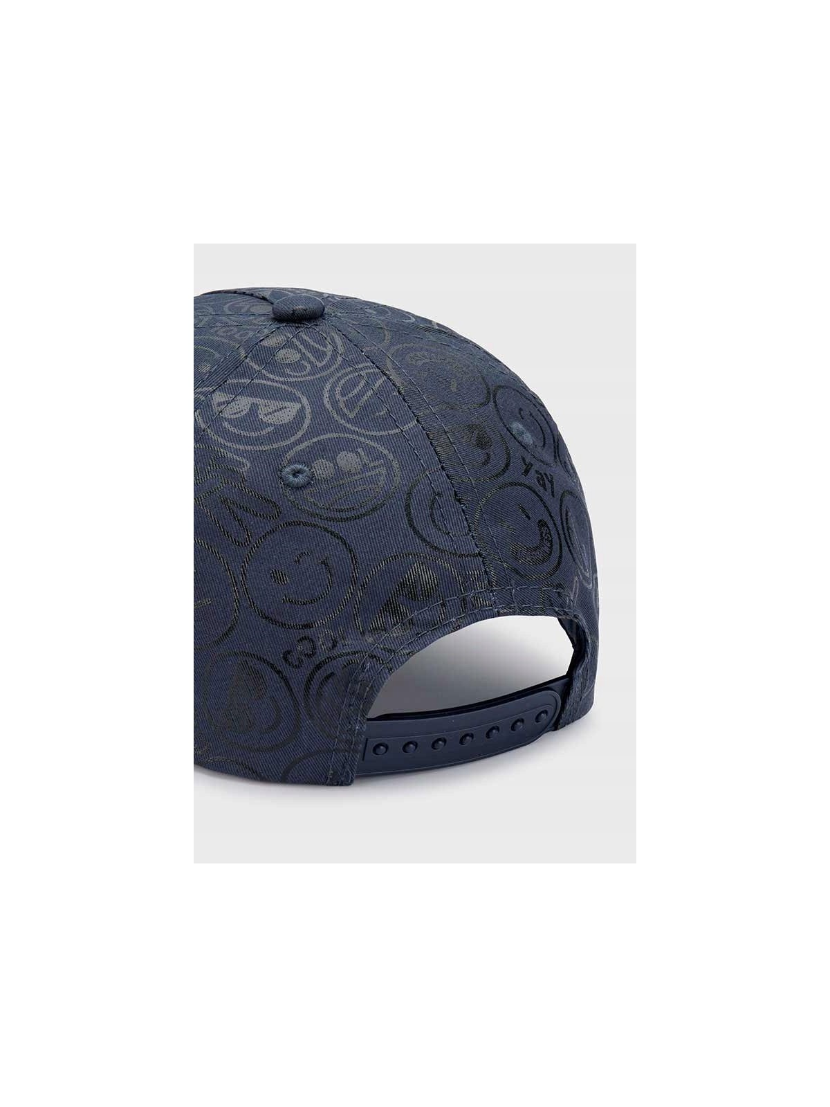 MAYORAL CZAPKA Z DASZKIEM DLA CHŁOPCA GRANATOWA W NADRUKI 10719/21