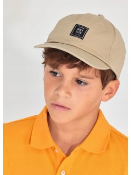 MAYORAL CZAPKA Z DASZKIEM DLA CHŁOPCA BEŻOWA 10506/91