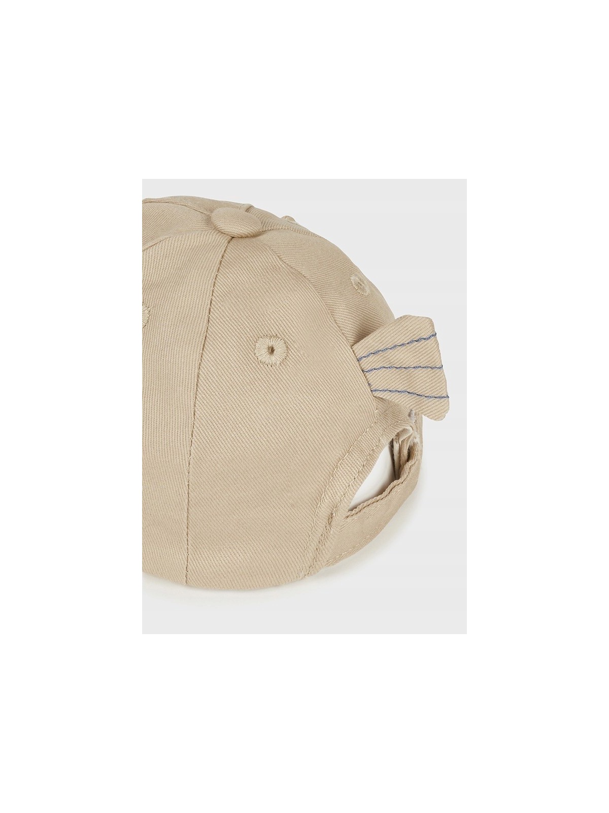MAYORAL CZAPKA Z DASZKIEM DLA DZIECKA BEŻOWA Z APLIKACJĄ 9724/96