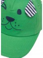 MAYORAL CZAPKA Z DASZKIEM DLA CHŁOPCA ZIELONA  Z HAFTEM 10190/49