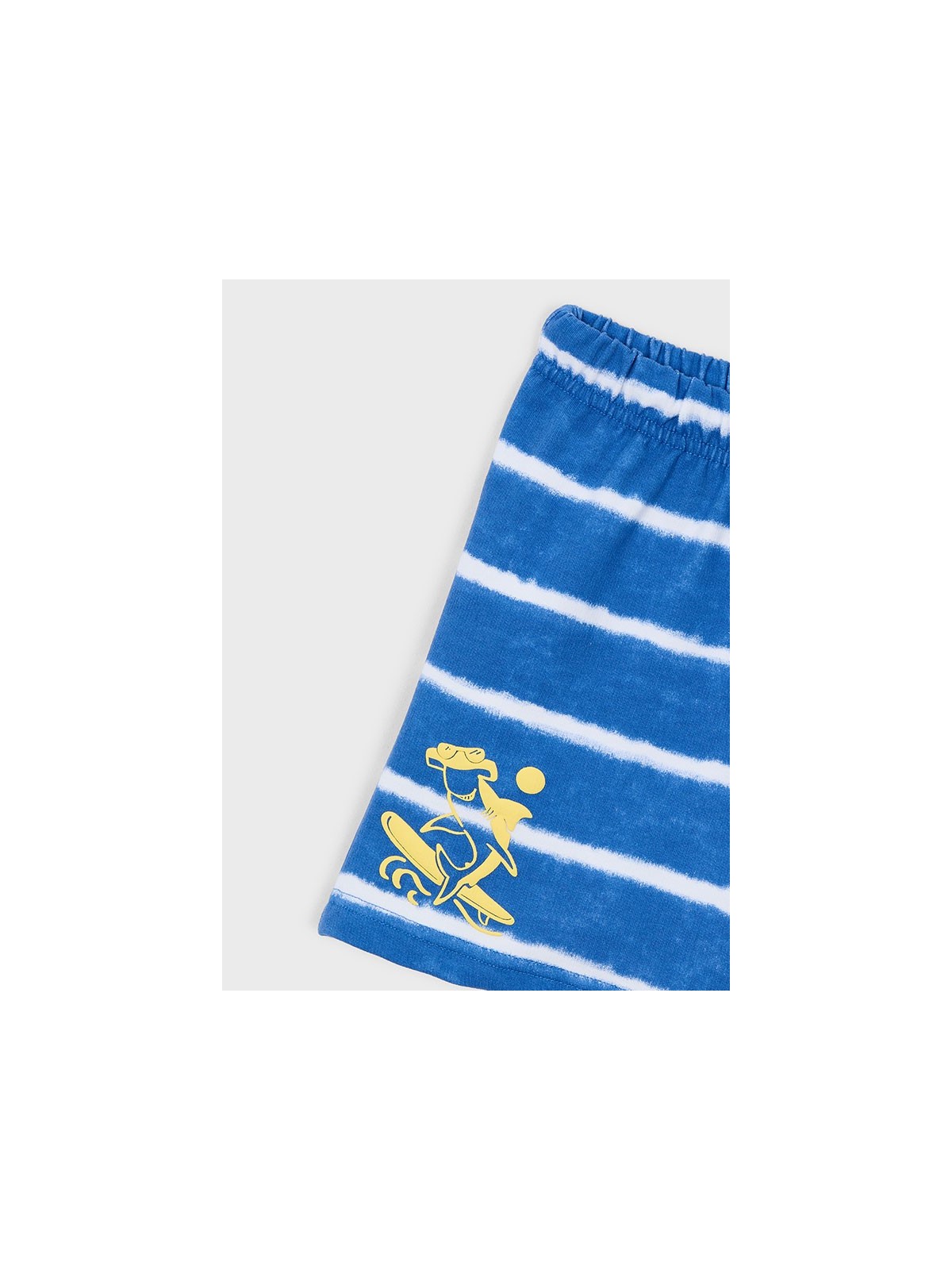 MAYORAL KRÓTKIE SPODENKI DRESOWE DLA CHŁOPCA NIEBIESKO BIAŁE 3213/3