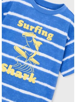 MAYORAL T-SHIRT KOSZULKA NA KRÓTKI RĘKAW DLA CHŁOPCA PRINT NADRUK 3082/76