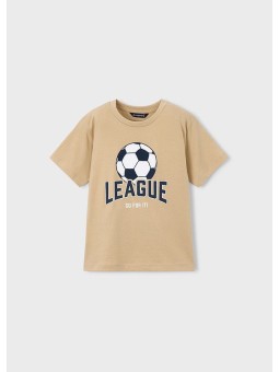 MAYORAL T-SHIRT BLUZKA KOSZULKA NA KRÓTKI RĘKAW DLA CHŁOPCA Z PIŁKĄ  3074/71