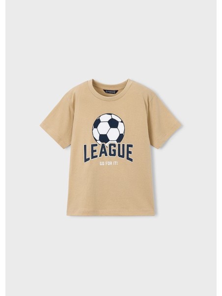 MAYORAL T-SHIRT BLUZKA KOSZULKA NA KRÓTKI RĘKAW DLA CHŁOPCA Z PIŁKĄ  3074/71