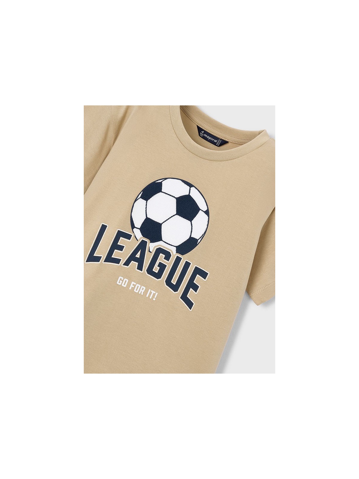 MAYORAL T-SHIRT BLUZKA KOSZULKA NA KRÓTKI RĘKAW DLA CHŁOPCA Z PIŁKĄ  3074/71