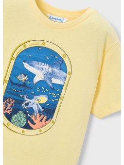 MAYORAL T-SHIRT BLUZKA KOSZULKA NA KRÓTKI RĘKAW DLA CHŁOPCA 3079/87