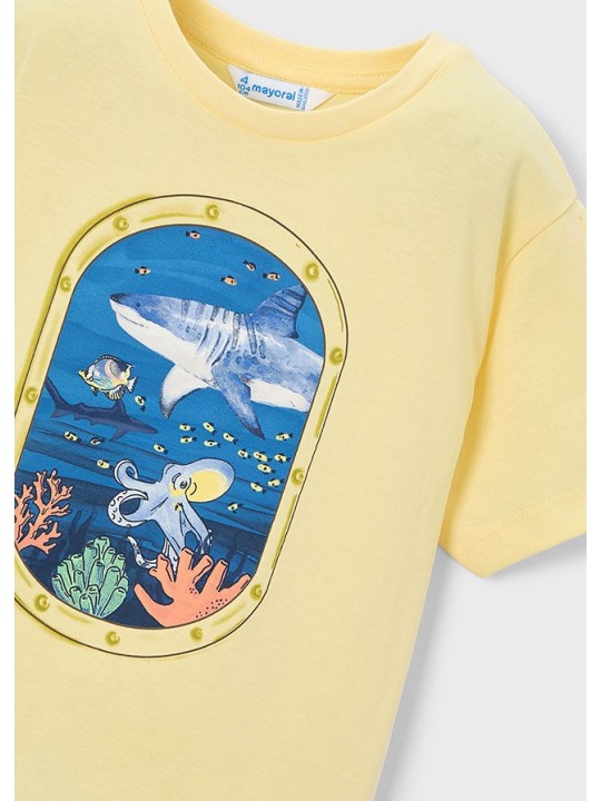 MAYORAL T-SHIRT BLUZKA KOSZULKA NA KRÓTKI RĘKAW DLA CHŁOPCA 3079/87