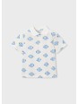MAYORAL T-SHIRT KOSZULKA POLO DLA CHŁOPCA NA KRÓTKI RĘKAW W RYBKI 3104/86