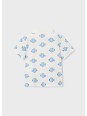 MAYORAL T-SHIRT KOSZULKA POLO DLA CHŁOPCA NA KRÓTKI RĘKAW W RYBKI 3104/86