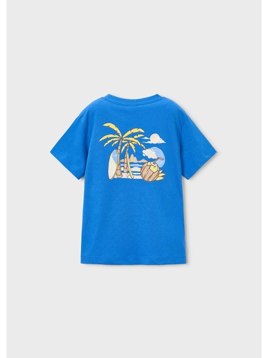 MAYORAL T-SHIRT KOSZULKA NA KRÓTKI RĘKAW DLA CHŁOPCA PRINT NADRUK 3063/64