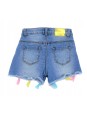 BIRBA KRÓTKIE SPODENKI JEANS DLA DZIEWCZYNNKI Z FRĘDZLAMI 999 41505 00 60A