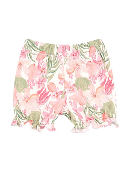 NINI KRÓTKIE SPODENKI DLA DZIEWCZYNKI W KWIATY ABN-2442