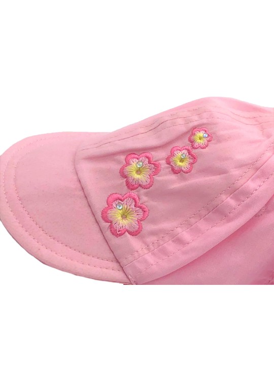 KITTI BABY CZAPKA Z DASZKIEM DLA DZIEWCZYNKI RÓŻÓWA Y6010