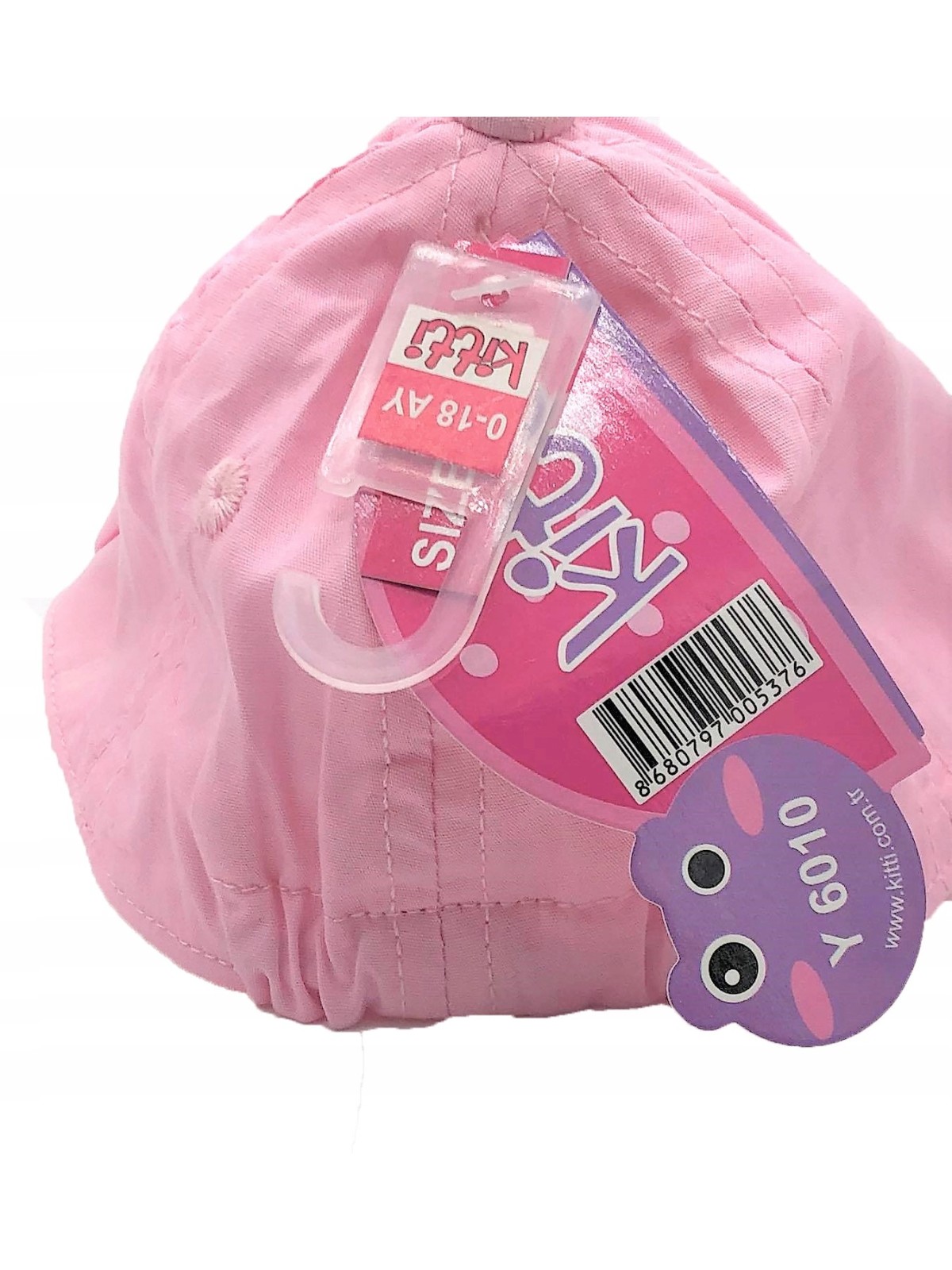 KITTI BABY CZAPKA Z DASZKIEM DLA DZIEWCZYNKI RÓŻÓWA Y6010