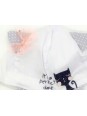 AJS CZAPKA Z DASZKIEM DLA DZIEWCZYNKI KOTEK Z USZAKAMI 38-237
