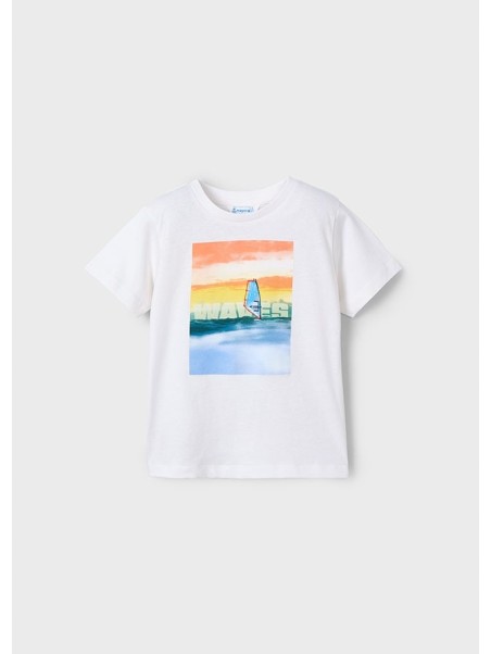 MAYORAL T-SHIRT KOSZULKA NA KRÓTKI RĘKAW DLA CHŁOPCA PRINT NADRUK KOSZULKA010