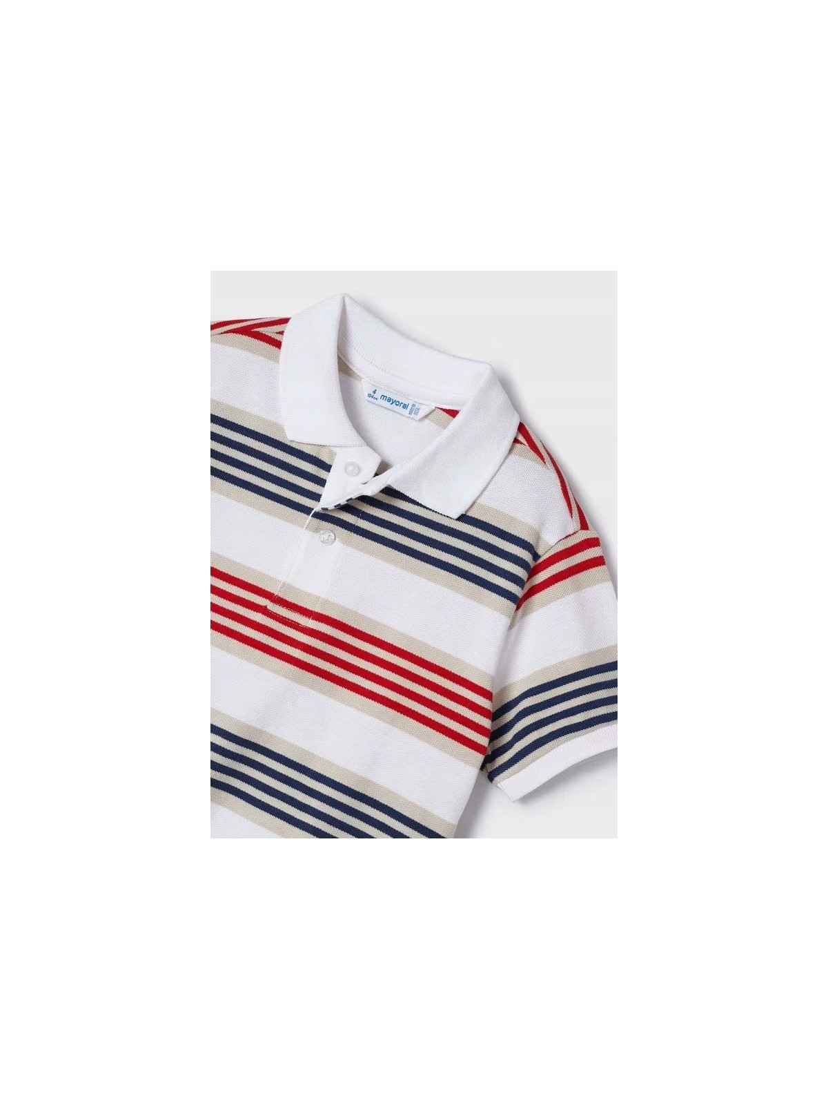 MAYORAL T-SHIRT KOSZULKA POLO DLA CHŁOPCA NA KRÓTKI RĘKAW W MOTORY 3104/85