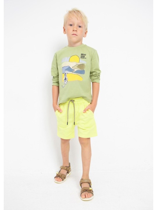 MAYORAL KRÓTKIE SPODENKI DLA CHŁOPCA ŻÓŁTE 3225