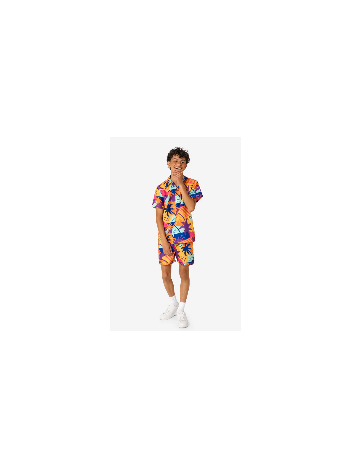 OPPOSUITS KOMPLET LETNI PLAŻOWY KĄPIELÓWKI PLUS KOSZULA MOTYWY LETNIE SC0B-1003-US