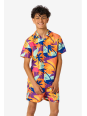 OPPOSUITS KOMPLET LETNI PLAŻOWY KĄPIELÓWKI PLUS KOSZULA MOTYWY LETNIE SC0B-1003-US
