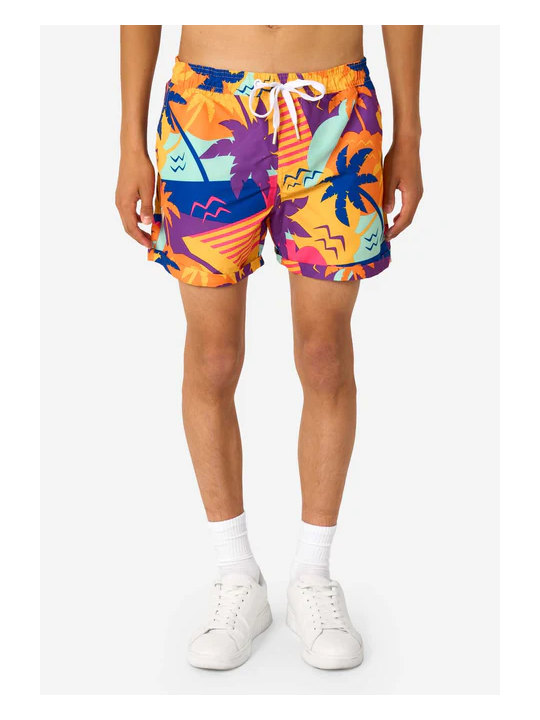 OPPOSUITS KOMPLET LETNI PLAŻOWY KĄPIELÓWKI PLUS KOSZULA MOTYWY LETNIE SC0B-1003-US