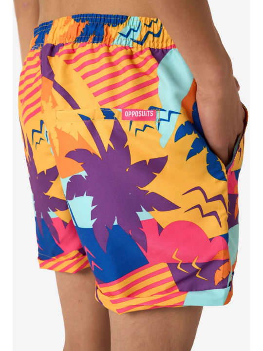 OPPOSUITS KOMPLET LETNI PLAŻOWY KĄPIELÓWKI PLUS KOSZULA MOTYWY LETNIE SC0B-1003-US