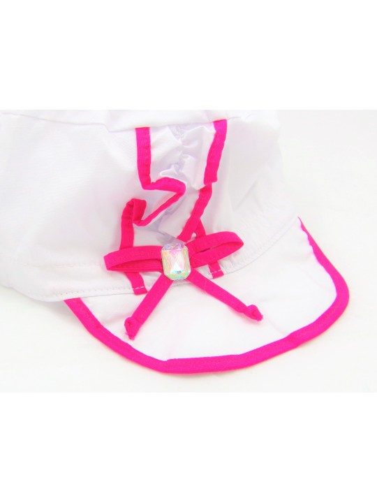 AJS CZAPKA Z DASZKIEM DLA DZIEWCZYNKI Z APLIKACJĄ 30-207