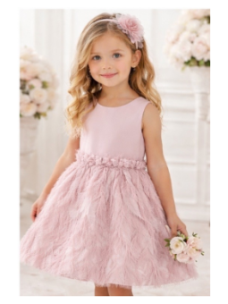 LIU OLIWIA COUTURE SUKIENKA NA RAMIĄCZKACH  DLA DZIEWCZYNKI WIZYTOWA 3188