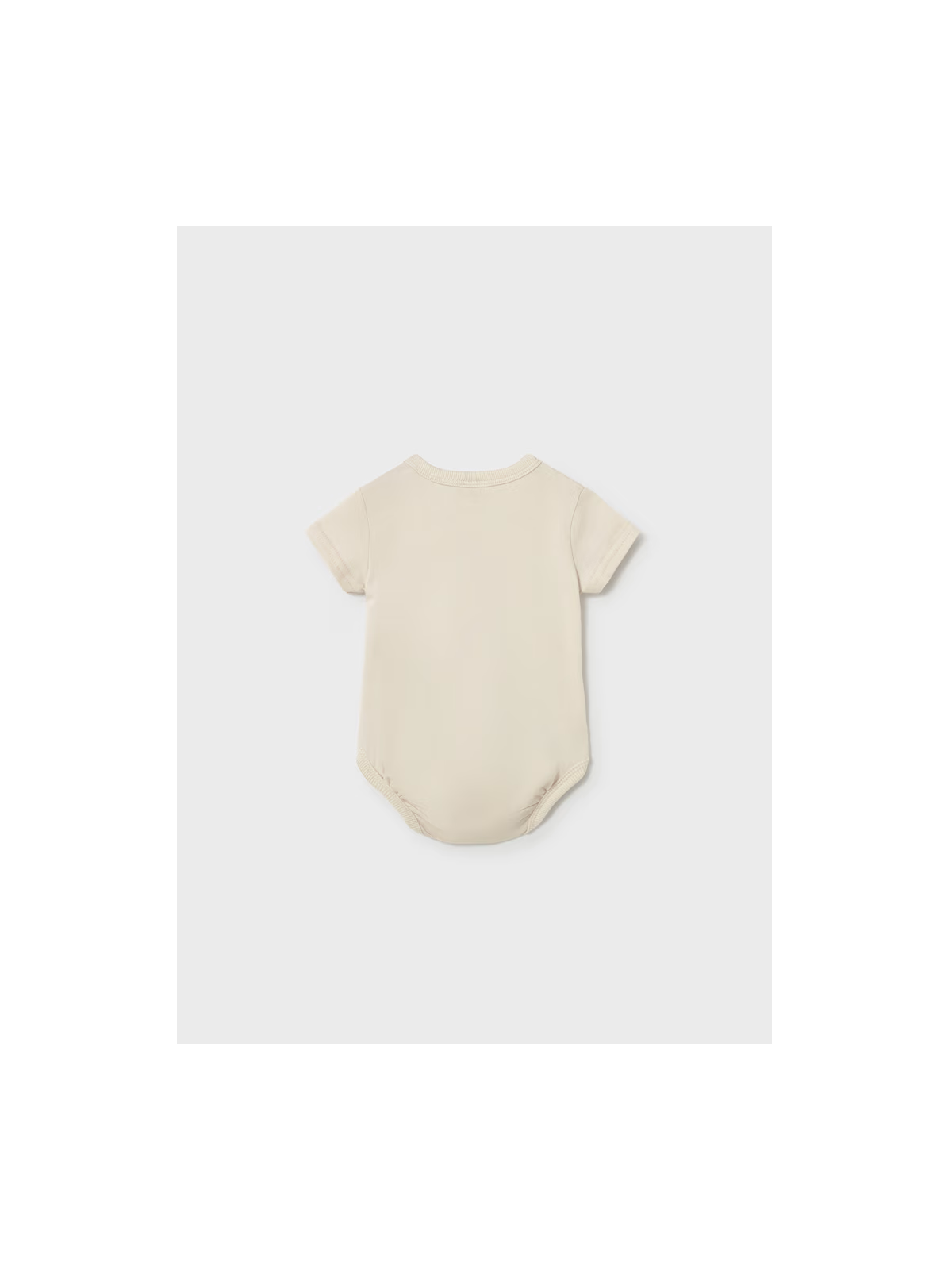 MAYORAL NEWBORN BODY DLA DZIECKA BEŻOWE  Z NADRUKIEM 1739/56