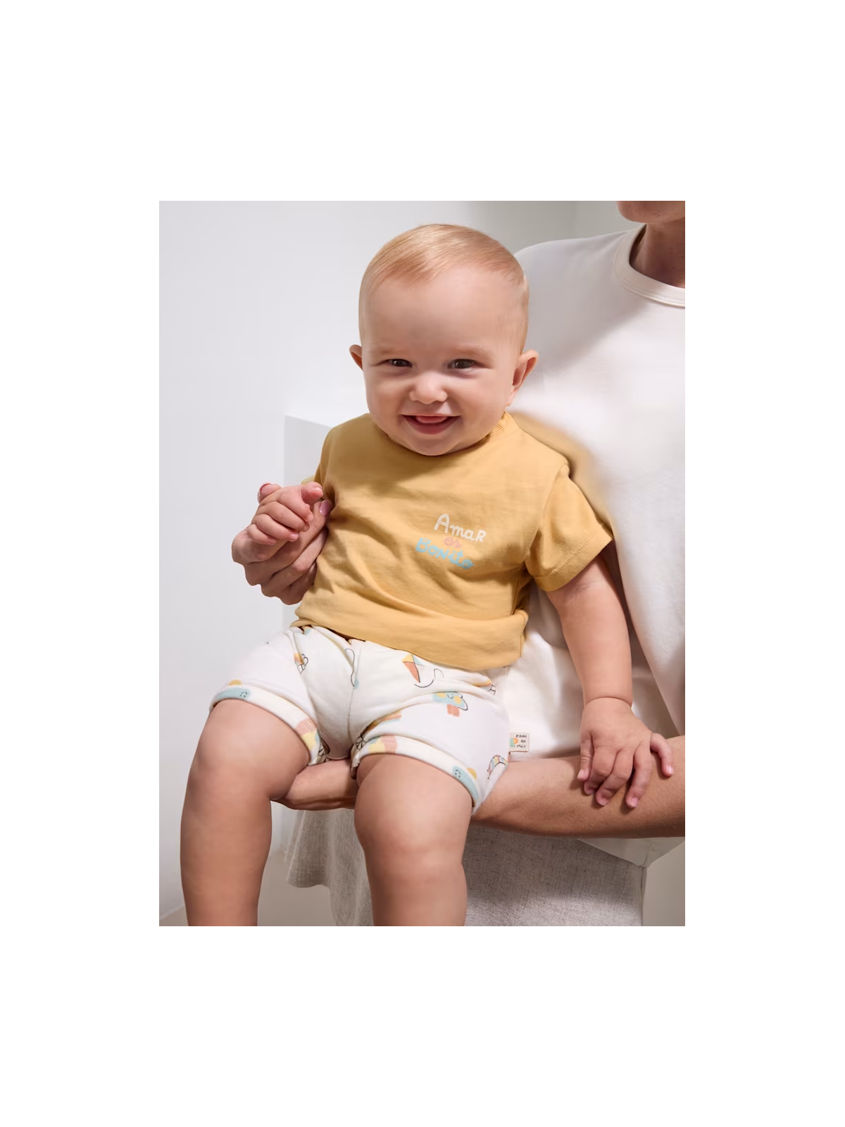 MAYORAL NEWBORN KRÓTKIE SPODENKI DLA DZIECKA  W KOLOROWE NADRUKI 1292/57