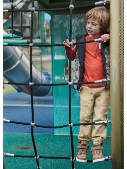 MAYORAL SPODNIE DLA CHŁOPCA JOGGER BEŻ 4558/94