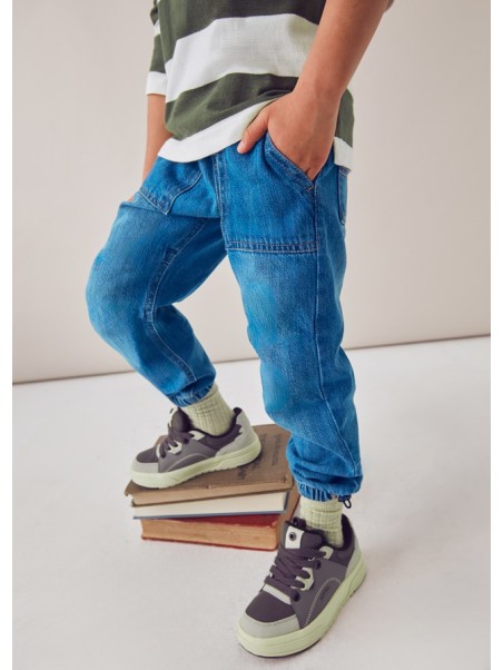 MAYORAL SPODNIE DLA CHŁOPCA JOGGER JEANS NIEBIESKIE 4560/46