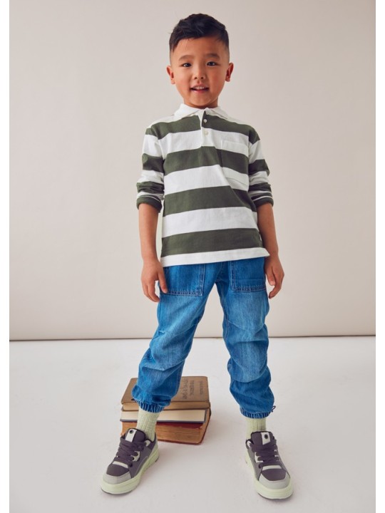 MAYORAL SPODNIE DLA CHŁOPCA JOGGER JEANS NIEBIESKIE 4560/46