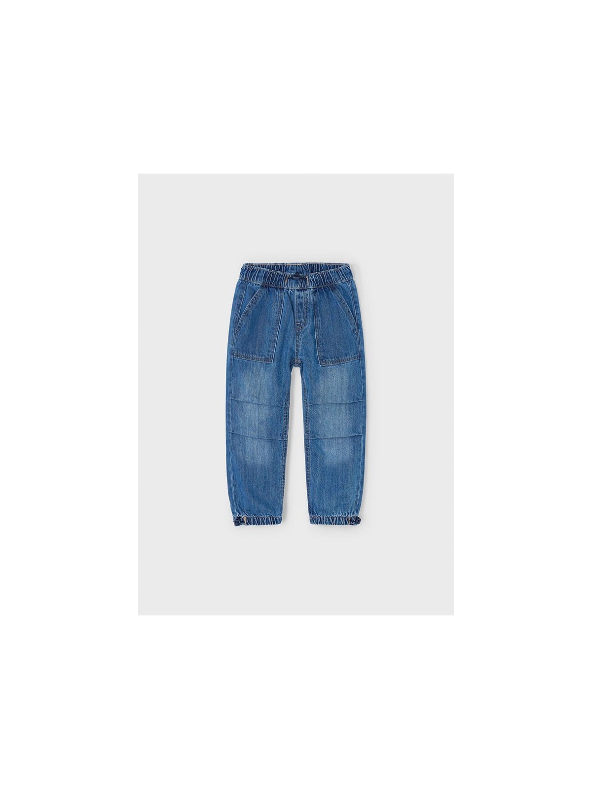 MAYORAL SPODNIE DLA CHŁOPCA JOGGER JEANS NIEBIESKIE 4560/46