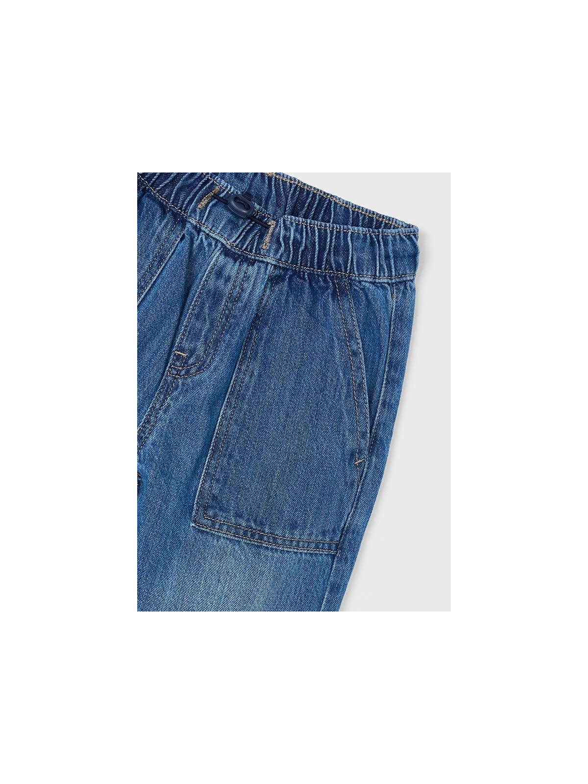 MAYORAL SPODNIE DLA CHŁOPCA JOGGER JEANS NIEBIESKIE 4560/46