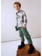 MAYORAL SPODNIE DLA CHŁOPCA CARGO  ZIELONE  4567/59
