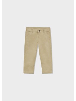 MAYORAL BABY SPODNIE  DLA CHŁOPCA CHINO SLIM  BEŻ  521/2