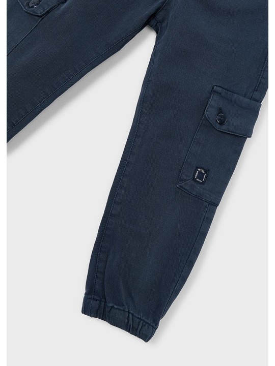 MAYORAL SPODNIE DLA CHŁOPCA CARGO GRANAT 4557/37