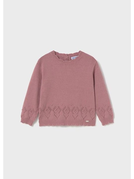 MAYORAL BABY SWETER DLA DZIEWCZYNKI PUDROWY RÓZ 2353/22