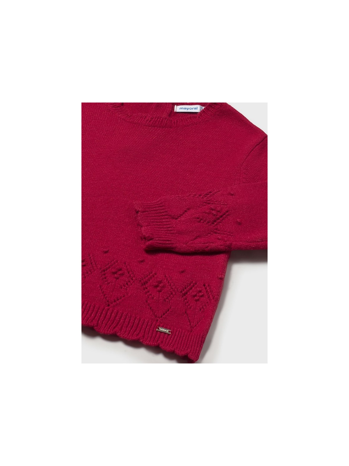 MAYORAL BABY SWETER DLA DZIEWCZYNKI CZERWONY  2353/23
