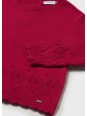 MAYORAL BABY SWETER DLA DZIEWCZYNKI CZERWONY  2353/23